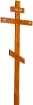 Крест на могилу деревянный КДД-03