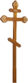 Крест на могилу деревянный КДД-08 Фигурный