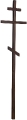 Крест на могилу деревянный КДС-11 Эконом